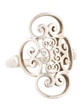 Tiffany & Co. Sterling Silver Paloma Picasso Venezia Goldoni Ring Size 5